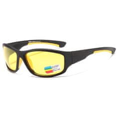 KDEAM Forest 3 slnečné okuliare, Black / Yellow