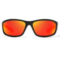 KDEAM Forest 4 slnečné okuliare, Black / Red
