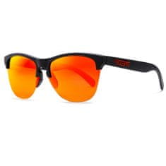 KDEAM Borger 3 slnečné okuliare, Black / Orange