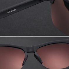 KDEAM Borger 1 slnečné okuliare, Black / Black