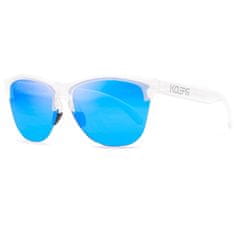 KDEAM Borger 4 slnečné okuliare, White / Blue