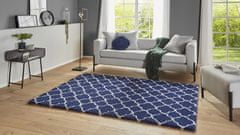 AKCIA: 80x150 cm Kusový koberec Grace 104406 Blue / Cream 80x150