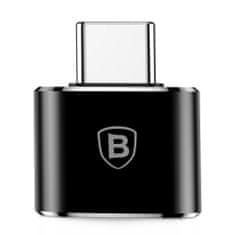 BASEUS adaptér USB / USB Type-C OTG, čierny