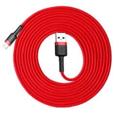 BASEUS Cafule kábel USB / Lightning QC 3.0 2A 3m, červený