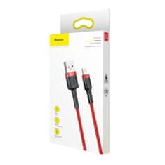 BASEUS Cafule kábel USB / Lightning QC3.0 1m, červený