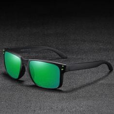KDEAM Trenton 6 slnečné okuliare, Black / Green