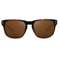 KDEAM Andover 2 slnečné okuliare, Leopard / Brown
