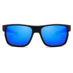 KDEAM Oxford 5 slnečné okuliare, Black / Blue