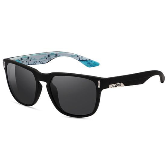 KDEAM Andover 4 slnečné okuliare, Black & Pattern / Black