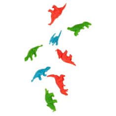 Dino World Plaziaci sa dinosaury , 18 ks, farba zelená, modrá, červená