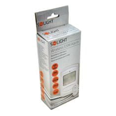 Solight Pohybový senzor+GSM alarm, diaľkové ovládanie, biely