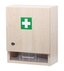 ŠTĚPAŘ Nástenná lekárnička drevená pre 10 osôb