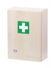 ŠTĚPAŘ Nástenná lekárnička drevená pre 5 osôb