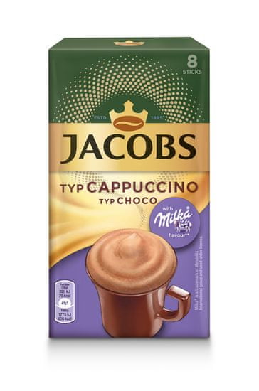 Jacobs CAPPUCCINO MILKA 8 ks