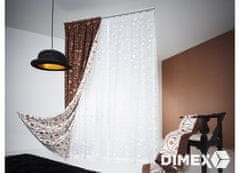 Dimex Dimex, Koľajnice LUX 15 x 18 mm klasik - BIELA 1.5 m