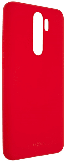 FIXED Zadný pogumovaný kryt Story pre Xiaomi Redmi Note 8 Pro, svetločervený (FIXST-463-R)