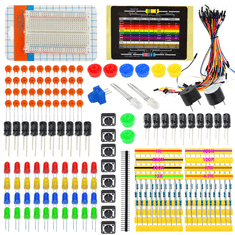 Keyestudio Arduino základná sada elektronických súčiastok - Potenciometr, bzučiak, kondenzátor
