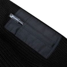 Vidaxl Pánsky pracovný pulóver, čierny, veľkosť XL