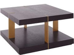 Danish Style Konferenčný stolík Veranzo, 90 cm, hnedá