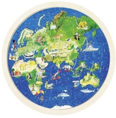 Goki Obojstranné puzzle - Zemeguľa