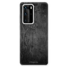 iSaprio Silikónové puzdro - Black Wood 13 pre Huawei P40 Pro