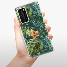 iSaprio Silikónové puzdro - Tropical Green 02 pre Huawei P40