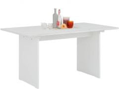 Danish Style Jedálenský stôl Morgen, 140 cm, biela