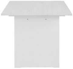 Danish Style Jedálenský stôl Morgen, 140 cm, biela