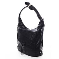 Romina & Co. Bags Pohodlný dámsky kabelko/batoh Marcellin čierny