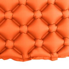 Vidaxl Nafukovací matrac oranžový 58x190 cm