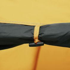 Vidaxl Kempingový iglu stan žltý 450x240x190 cm pre 4 osoby