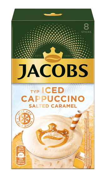 Jacobs ICED CAPPUCCINO SLANÝ KARAMEL 8 ks