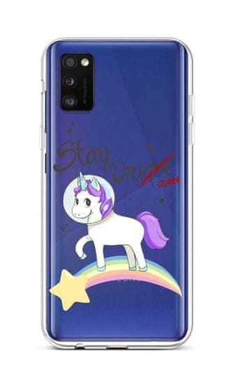 TopQ Kryt Samsung A41 silikón Stay Unicorn 49841