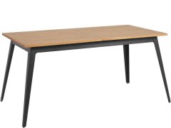 Danish Style Rozkladací jedálenský stôl Milt, borovica/čierna