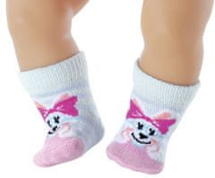 BABY born Ponožky (2 páry) ružové a mentolové, 43 cm