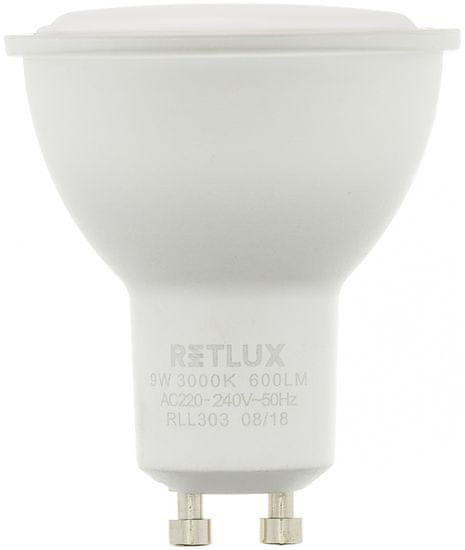 Retlux RLL 303 GU10 žiarovka 9W WW
