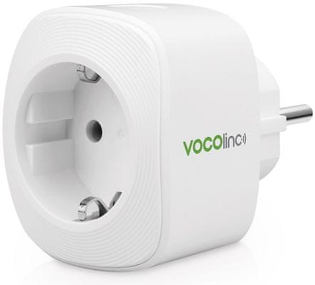 Chytrá zásuvka Vocolinc Smart adapter VP3, Wi-Fi, monitorovanie spotreby elektriny, časovač, časový spínač elektriny 