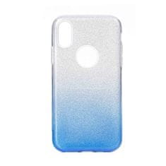 FORCELL Shining silikónový kryt na iPhone 11 Pro, modrý/strieborný