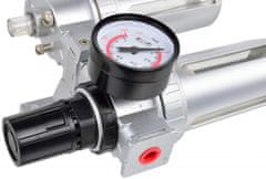 GEKO Regulátor tlaku vzduchu 0_5-10 barov s filtrom a mazaním 1/4 " závit