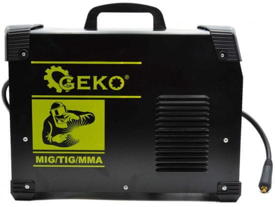 GEKO Zváračka CO2, MIG/TIG/MMA-220, drôt 0,6-0,8 mm, elektródy 2-3,2 mm, prúd 160-220 A
