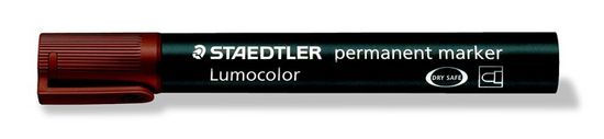 Staedtler Permanentný popisovač "Lumocolor 352", hnedá, 2 mm, kužeľový hrot, 352-7