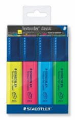 Staedtler Zvýrazňovač "Textsurfer classic 364", 4 farby, 1-5mm 364 WP4