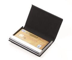 Troika Puzdro na bankové karty, čierna, RFID ochrana, koženka, na 10 ks