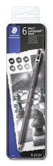 Staedtler Grafitové ceruzky "Mars Lumograph", sada, 6 tvrdosťou, šesťhranná, umelecké 100B G6