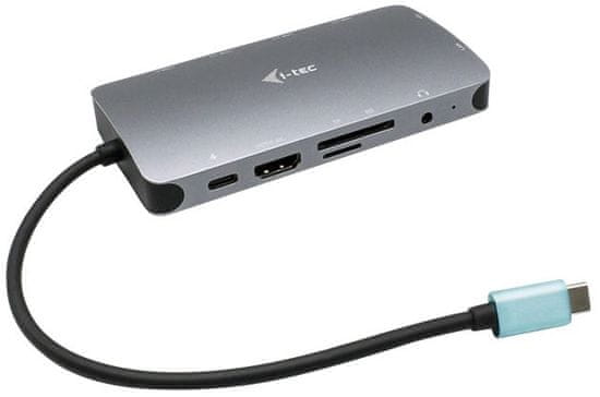 I-TEC USB-C Metal Nano Dock HDMI/VGA, LAN, Power Delivery 100 W C31NANODOCKVGAPD