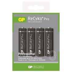 GP Batteries ReCyko+Pro Professional R6/AA nabíjateľné batérie 2000mAh 4ks 
