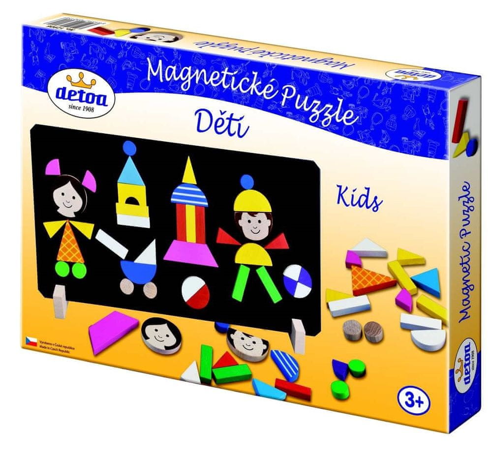 DETOA Magnetické puzzle Deti