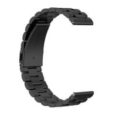 BStrap Stainless Steel remienok na Huawei Watch GT/GT2 46mm, black