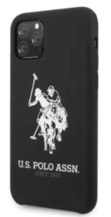 U.S. POLO ASSN. Big Horse Silikonový Kryt pre iPhone 11 Pro Max Black (USHCN65SLHRBK)