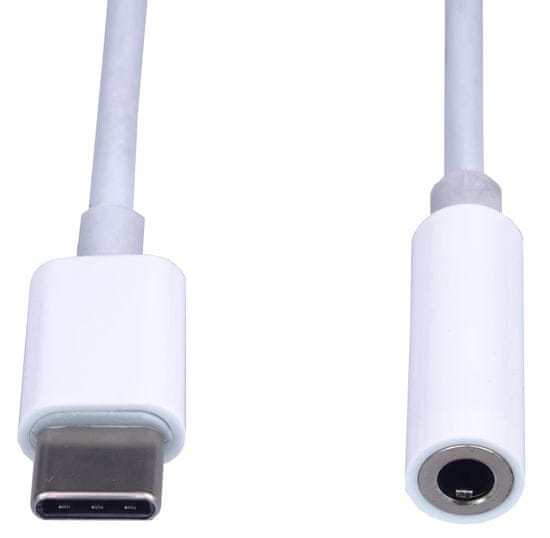 PremiumCord Prevodník USB-C na audio konektor jack 3,5mm female 10 cm, ku31zvuk01